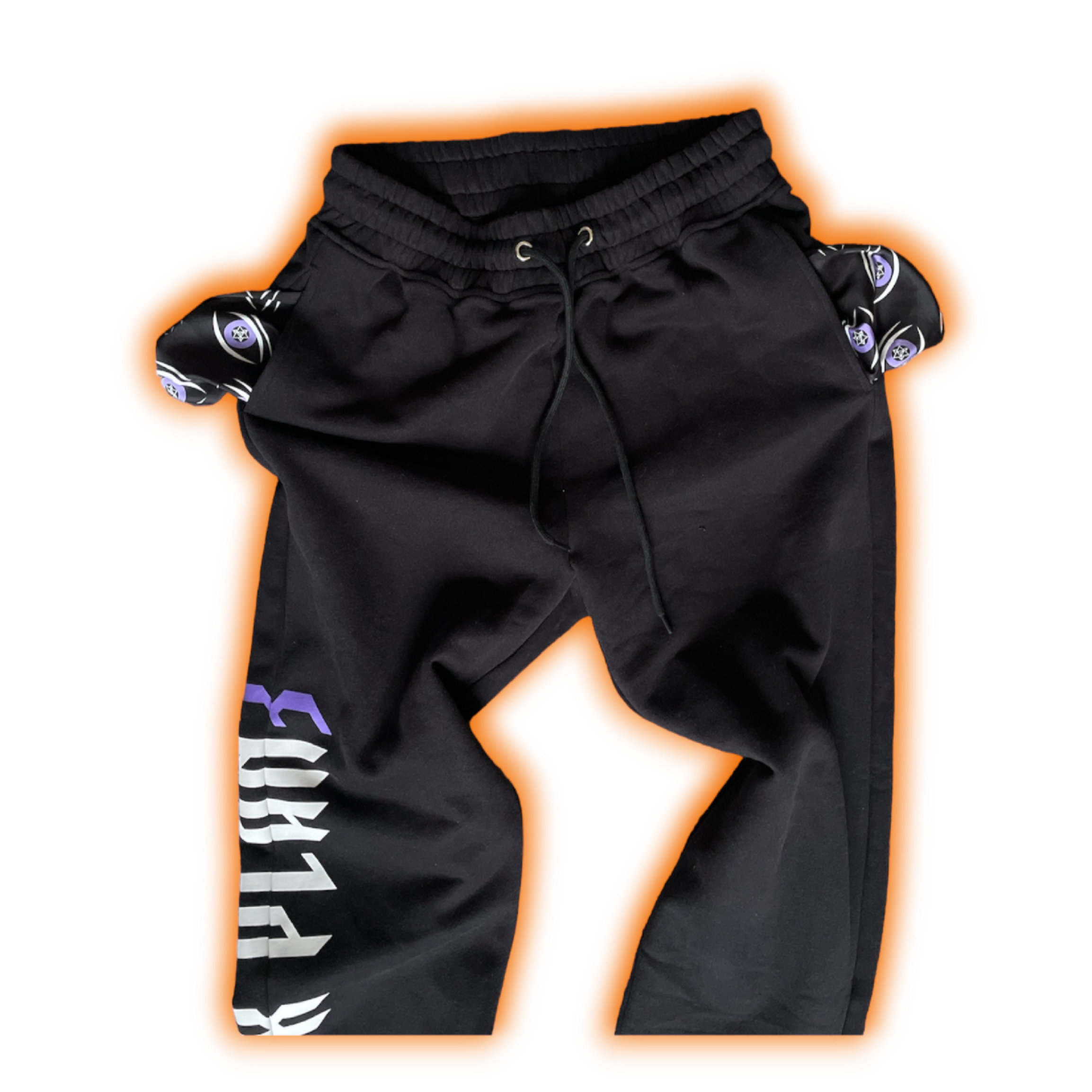 Black Logo Sweatpants